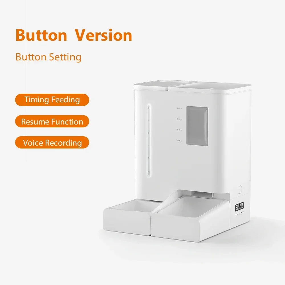 Automatic Cat Dog Feeder 2 in 1 Cat Water Fountain with Camera Smart Pet Fountain Cat Dog Feeder Pet Products