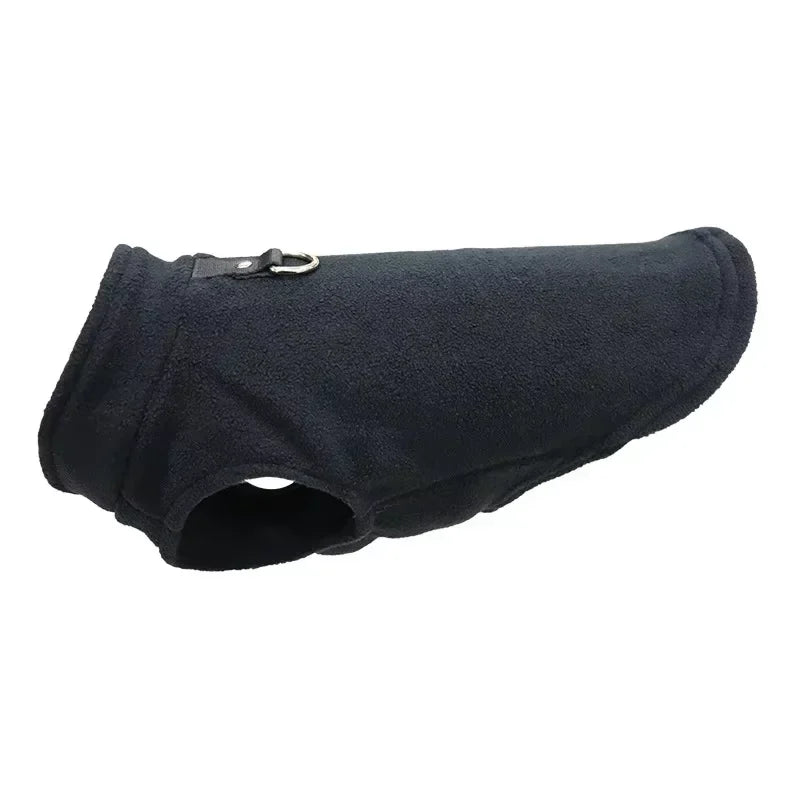 Warm Fleece Dogs Clothes Pet Dog Jacket Vest With D-Ring For Small Dog Cats Clothing French Bulldog Costumes Chihuahua Coat
