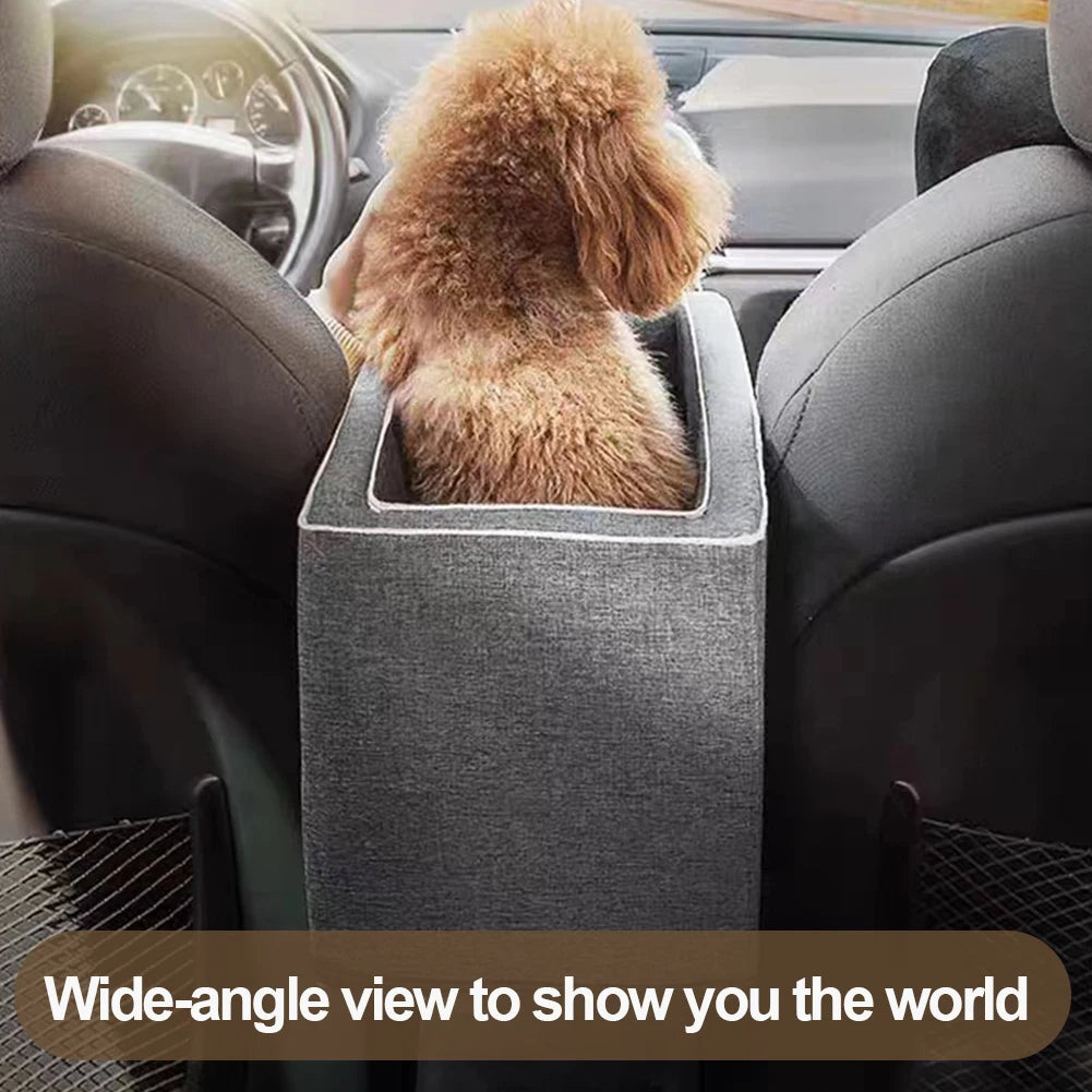 Removable And Washable Car Dog Bed, Portable Pet Car Mat For Outdoor Use, Car Travel Safety seat, Center Console, Front Seat