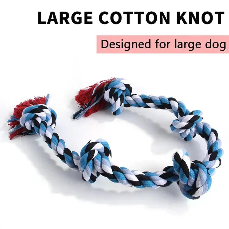 Heavy Duty Dog Rope Toy for Medium Large Breeds Aggressive Chewers 3 Feet Durable Chew Resistant Tug of War Pet Training Toy for