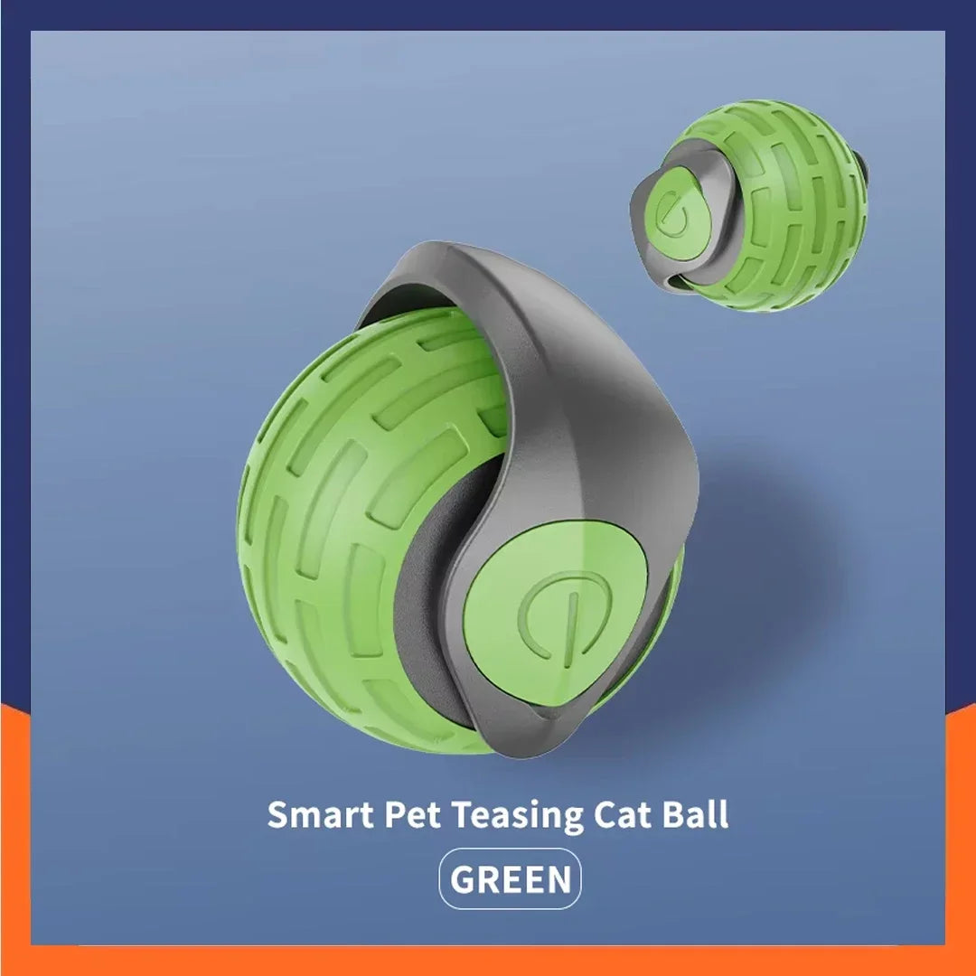 New Smart Pet Toy Ball Electric Interactive Game Automatic Jumping Rolling Ball Rechargeable Moving Puppy Cat Entertainment Toy