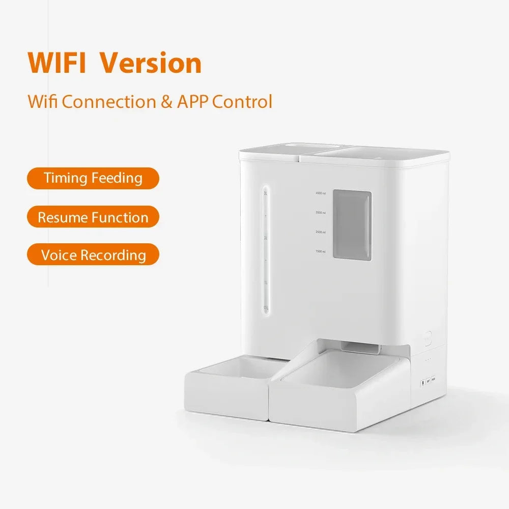 Automatic Cat Dog Feeder 2 in 1 Cat Water Fountain with Camera Smart Pet Fountain Cat Dog Feeder Pet Products