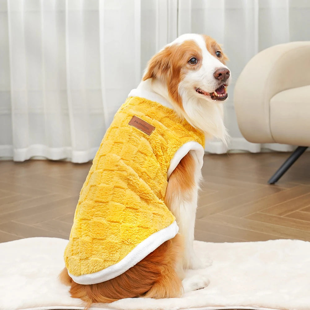 S-8XL Pet Dog Warm Flannel Clothes1.5-25kg Dog Clothes Pajamas Winter Coat Pet Clothes For Medium and Large Dogs
