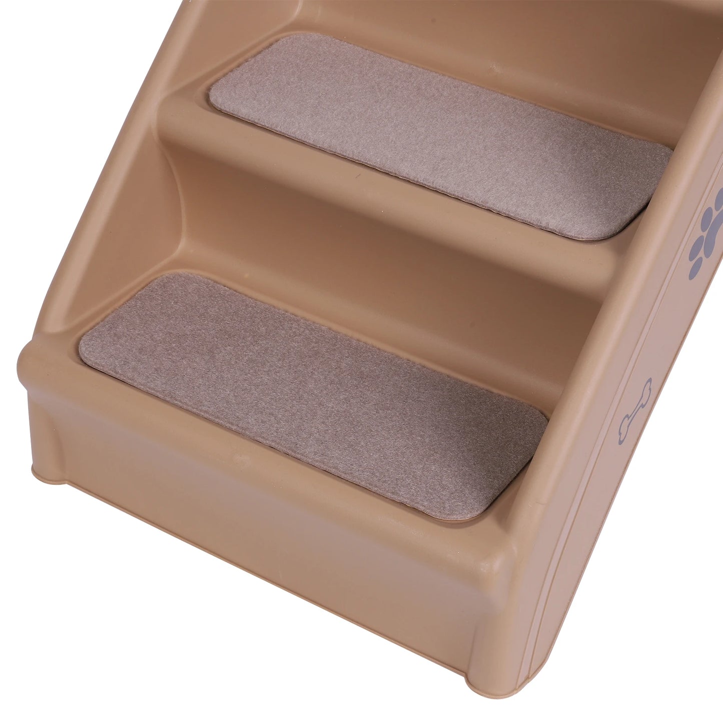 4-Step Pet Dog Stairs Foldable Cat and Dog Steps Non-Slip Indoor Pet Steps Dog Stairs Ramp Sofa Ladder for Small Pet Dogs Cats