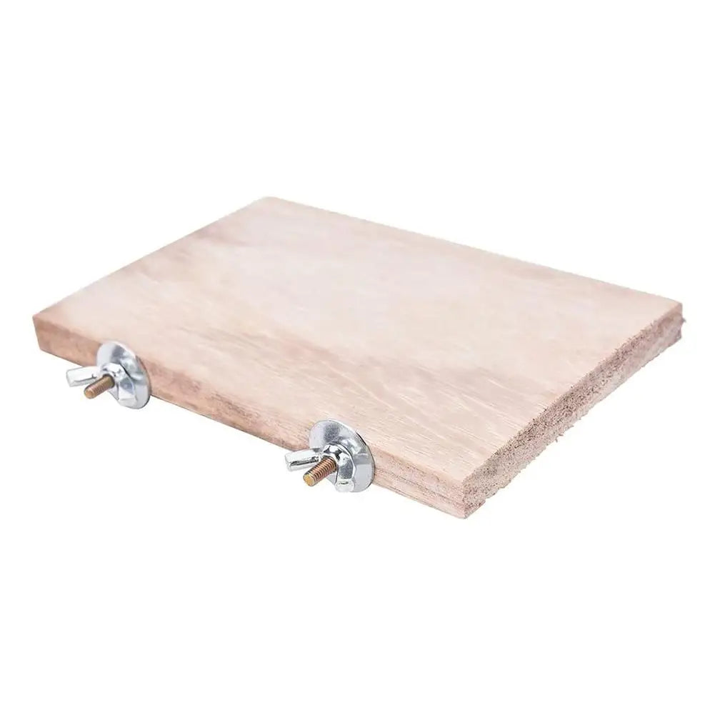 Wood Stand Platform Pet Hamster Perches Paw Grinding Springboard (L)