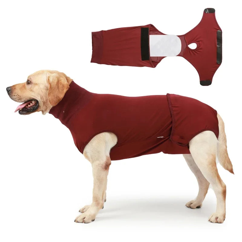 Recovery Suit for Dogs Cats After Surgery Professional Pet Recovery Shirts Dog Abdominal Wounds Bandages Prevent Licking Clothes