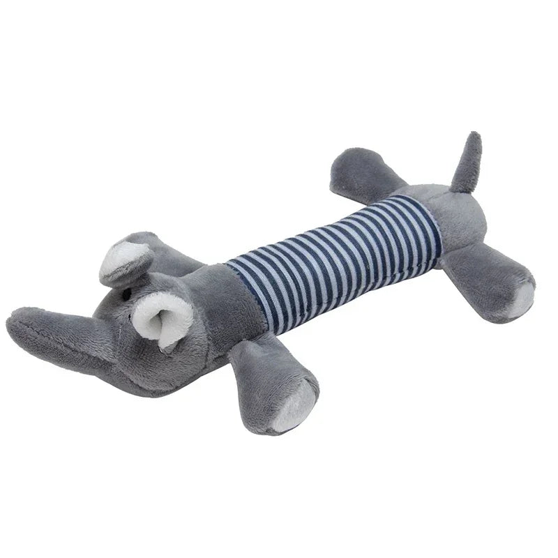Animals Shape Plush Dog Toy Bite Resistant Squeaky Toys for Small Dogs Interactive Chew Molar Toy Sound Pet Accessories Toy dog