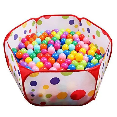 Cat Ball Pit Toy Set with 100 Fuzzy Balls, 10 Colorful Balls & 12 Spring Toys, Interactive Indoor Cat Play Set for Kitten