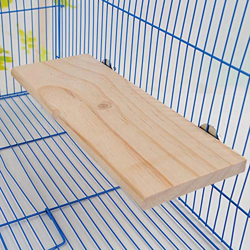 Pet Wood Stand Platform Hamster Guinea Pig Toys Paw Grinding Gerbils Springboard Pet Jumping Board Home Supplies