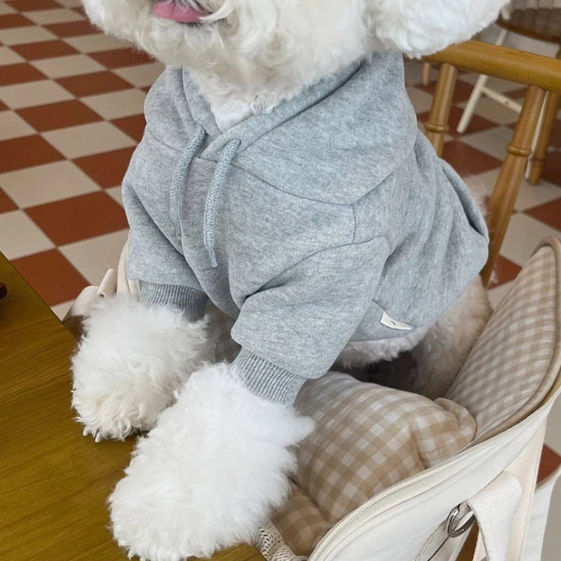 Warm Dog Hoodies Soft Fleece Pet Clothes for Small Medium Dogs Comfortable Puppy Clothes Yorkshire Chihuahua Costumes Pet Supply