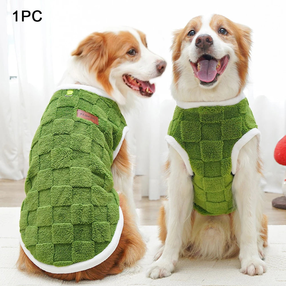 S-8XL Pet Dog Warm Flannel Clothes1.5-25kg Dog Clothes Pajamas Winter Coat Pet Clothes For Medium and Large Dogs