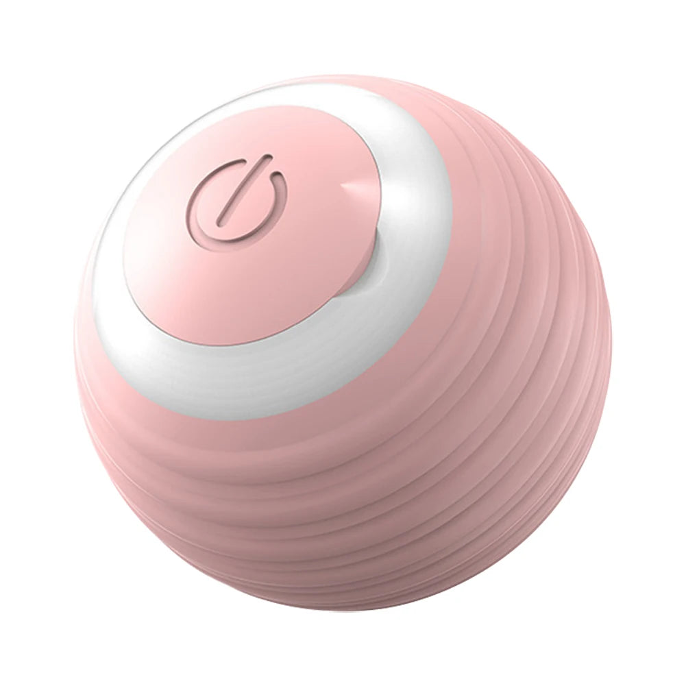 Interactive Cat Toy with LED Lights Automatic Moving Bouncing Rolling Ball Rechargeable Pet Exercise Chase Toy for Indoor Cats