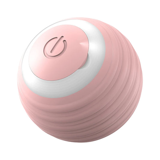 Interactive Cat Toy with LED Lights Automatic Moving Bouncing Rolling Ball Rechargeable Pet Exercise Chase Toy for Indoor Cats