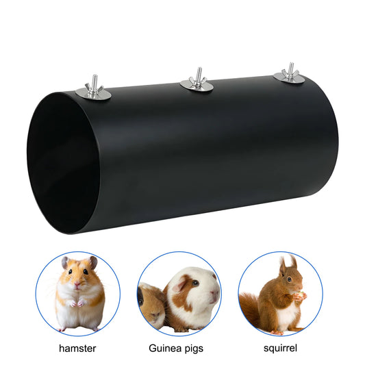 2 Piece Hanging Cooling Tunnel Toys for Cage Hideout Portable Rabbit Tunnels Small Pet Tunnels for Guinea Pig Hamster Chinchilla