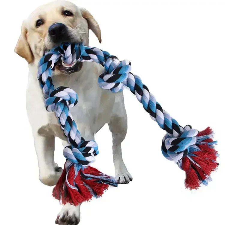 Heavy Duty Dog Rope Toy for Medium Large Breeds Aggressive Chewers 3 Feet Durable Chew Resistant Tug of War Pet Training Toy for